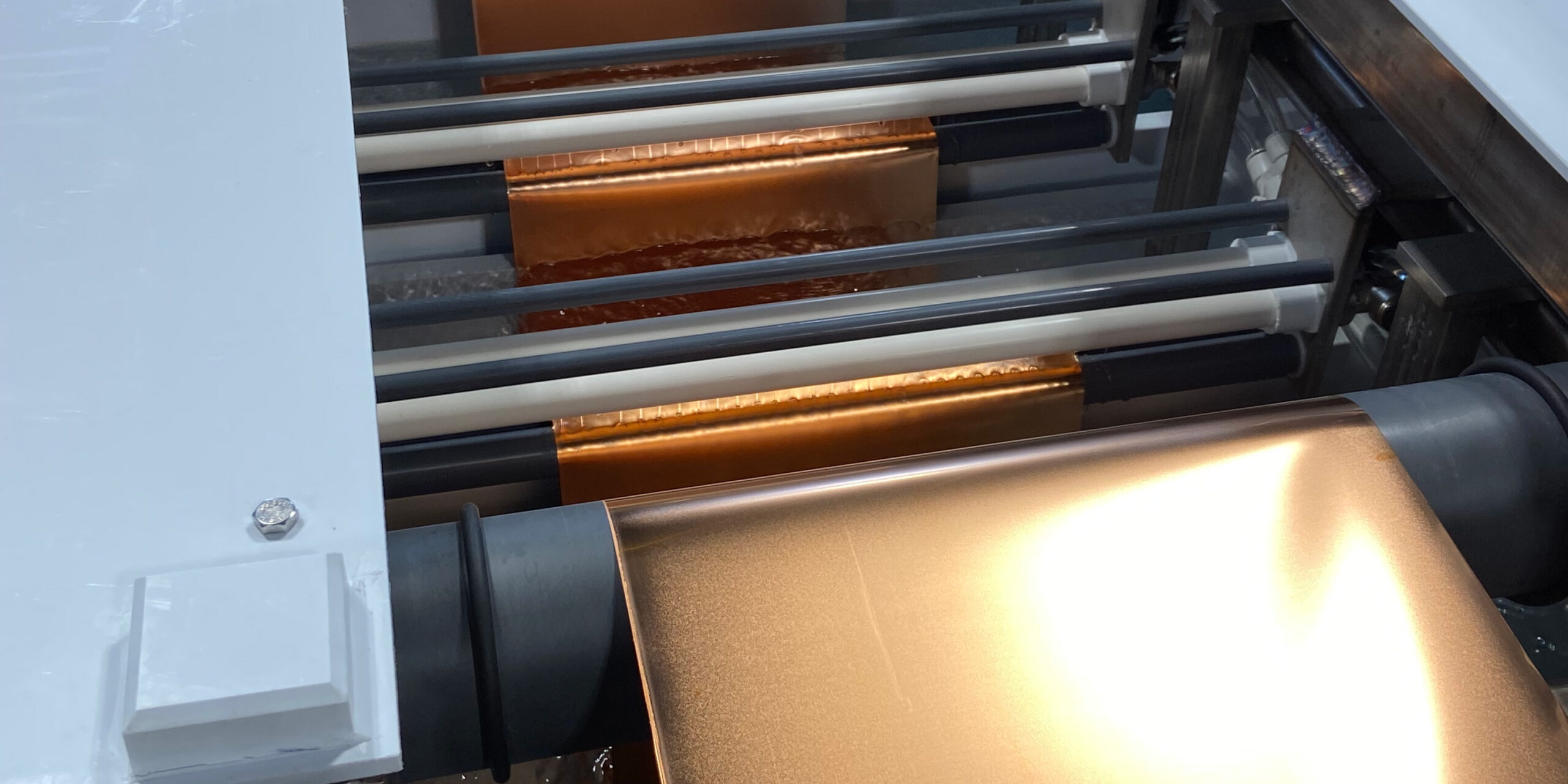 Copper foil machine for pre-treatment, crucial for top-quality CVD graphene production, uses.