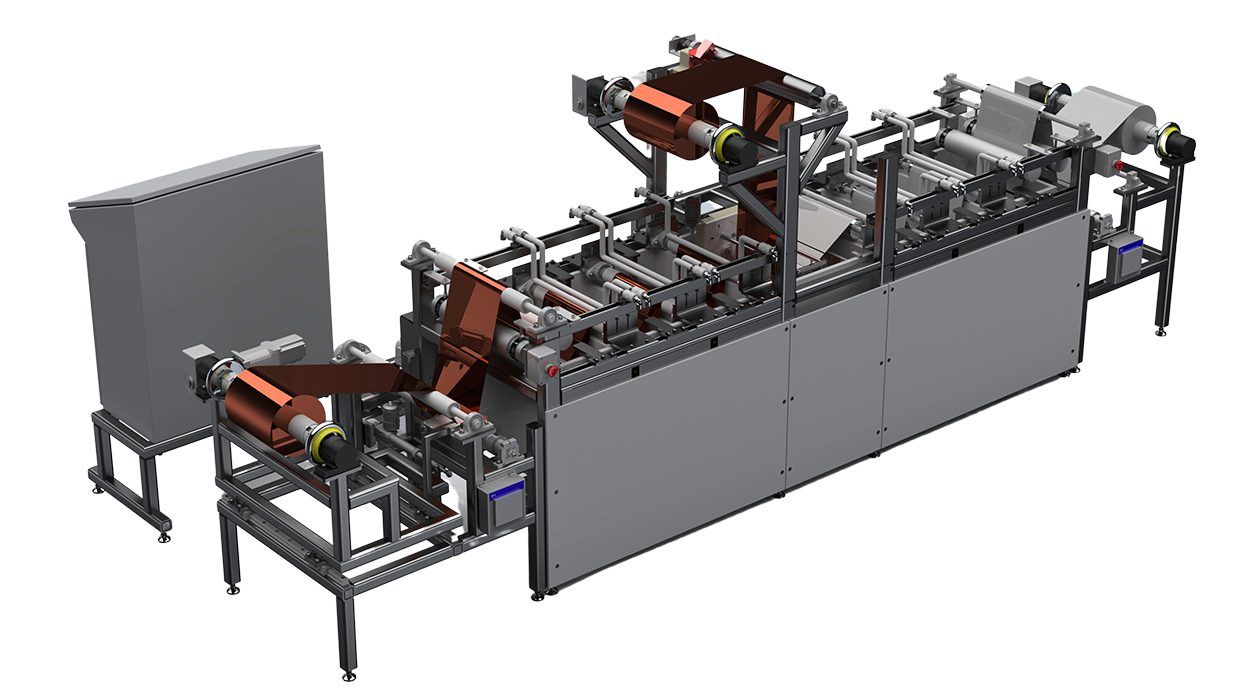 Machine with dual conveyors for efficient transfer of large-area graphene films to substrates, enhancing device components.